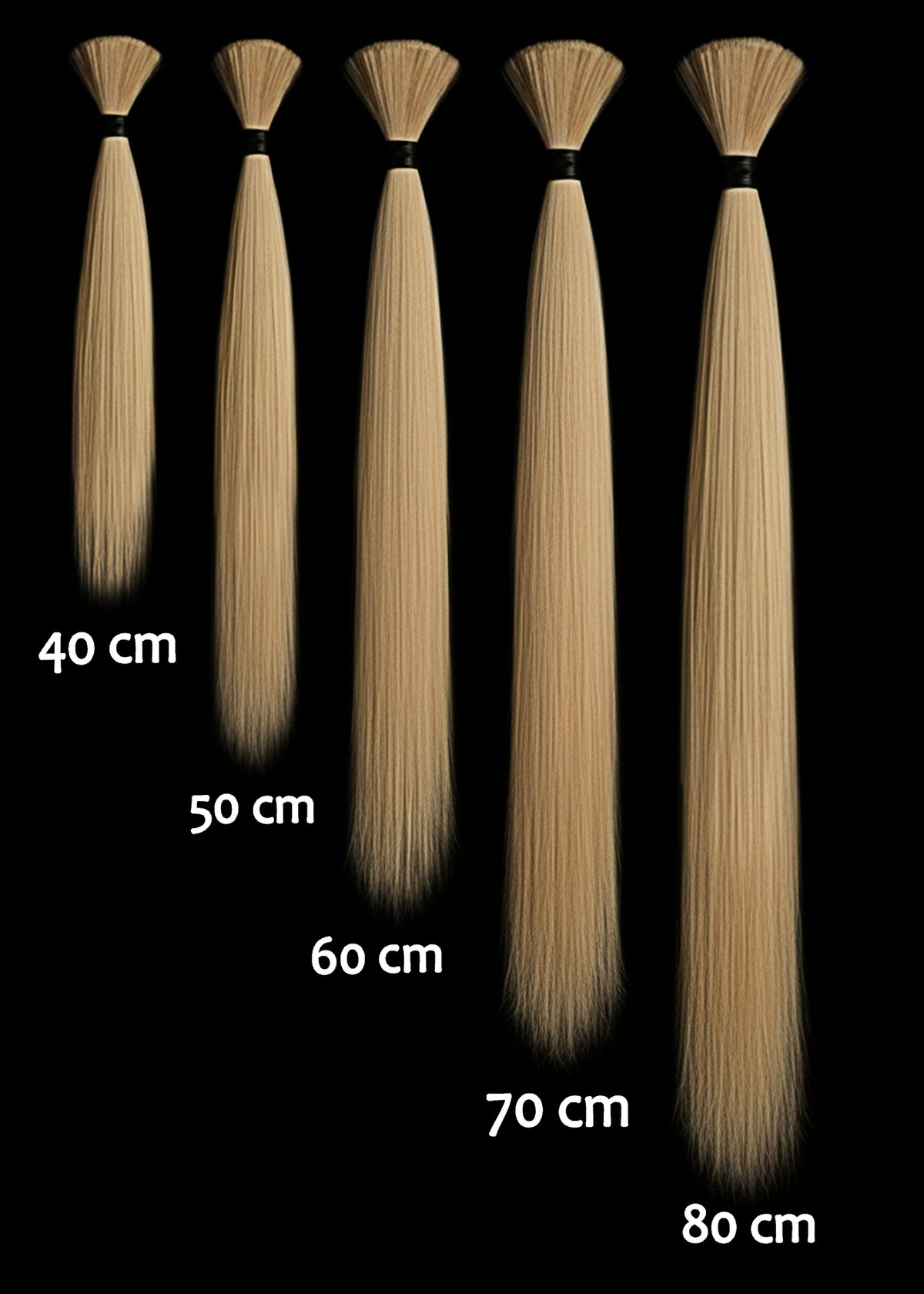 Extension strand lengths 40–80 cm